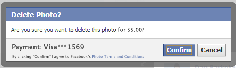 A new dialog box will ask users for their credit card information.
